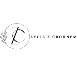 Życie z crohnem napis